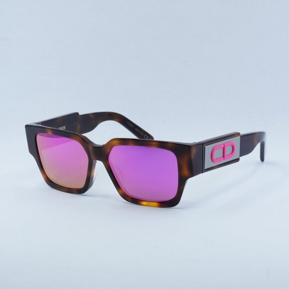 🕶️ New Dior CD SU 26N7 Sunglasses - Brown Tortoiseshell Frame, Pink Lenses - Picture 1 of 11